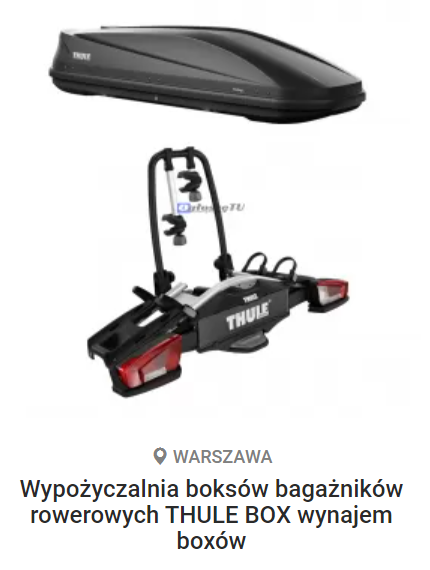 Wypożyczalnia bagażników, boxów